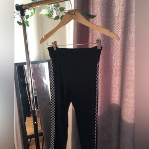 Stretchy checkered leggings